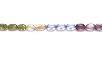 Multi Color Stone Oval